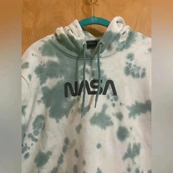 Hyper Space NASA Tie Dye Hoodie Size Large EUC - Picture 5 of 15